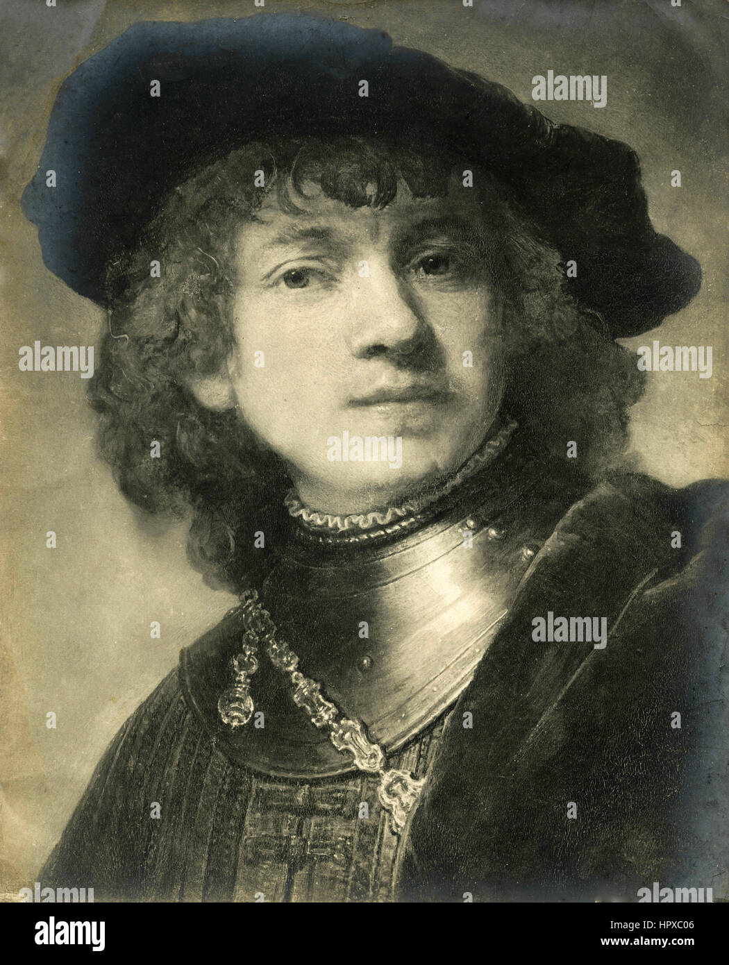 Rembrandt Self-portrait Foto Stock