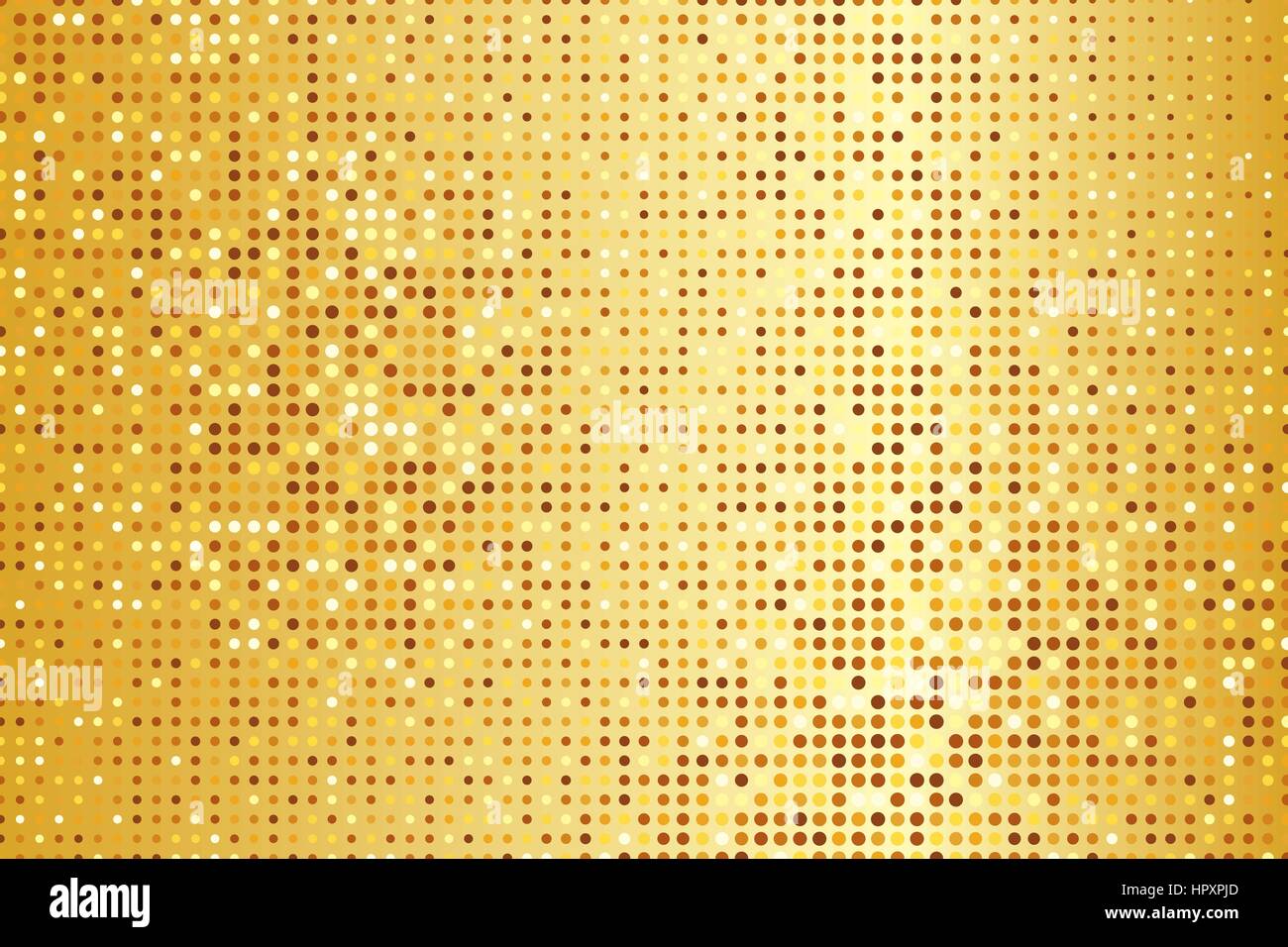 Abstract dorata punteggiata di halftone pattern come sfondo per il vostro design Illustrazione Vettoriale