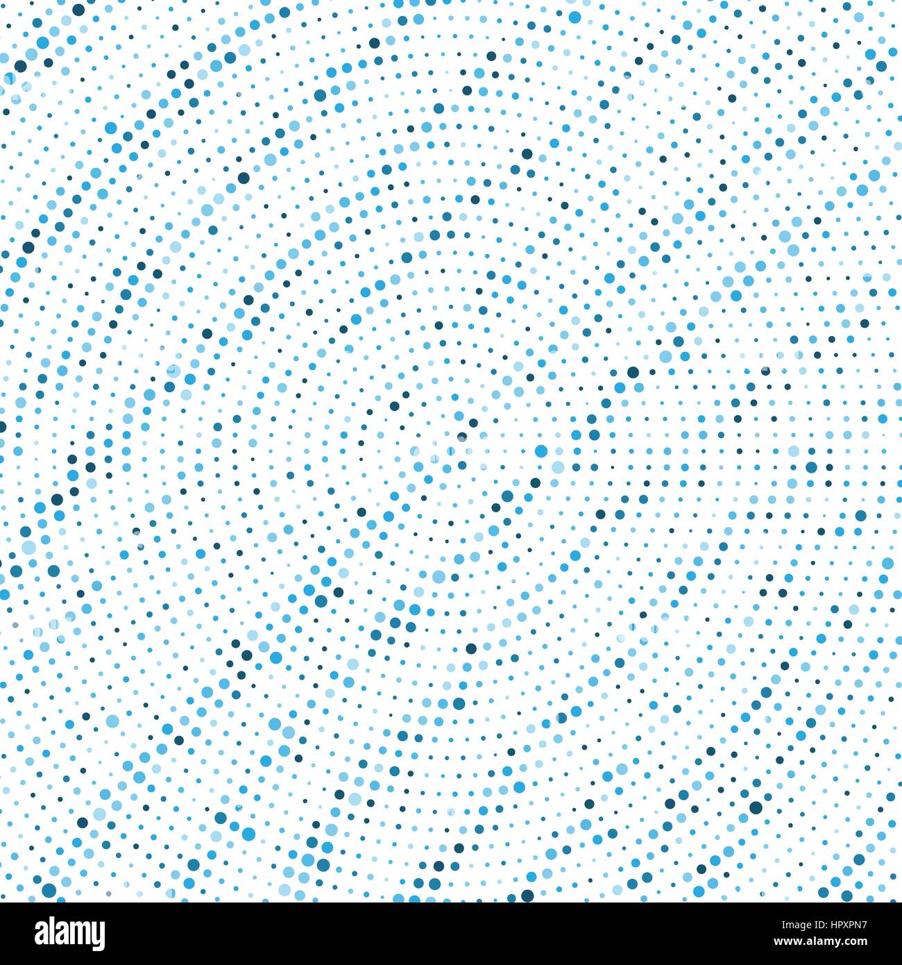 Abstract round halftone pattern puntiforme come sfondo. Grunge i punti dei mezzitoni texture vettoriali per il vostro design Illustrazione Vettoriale
