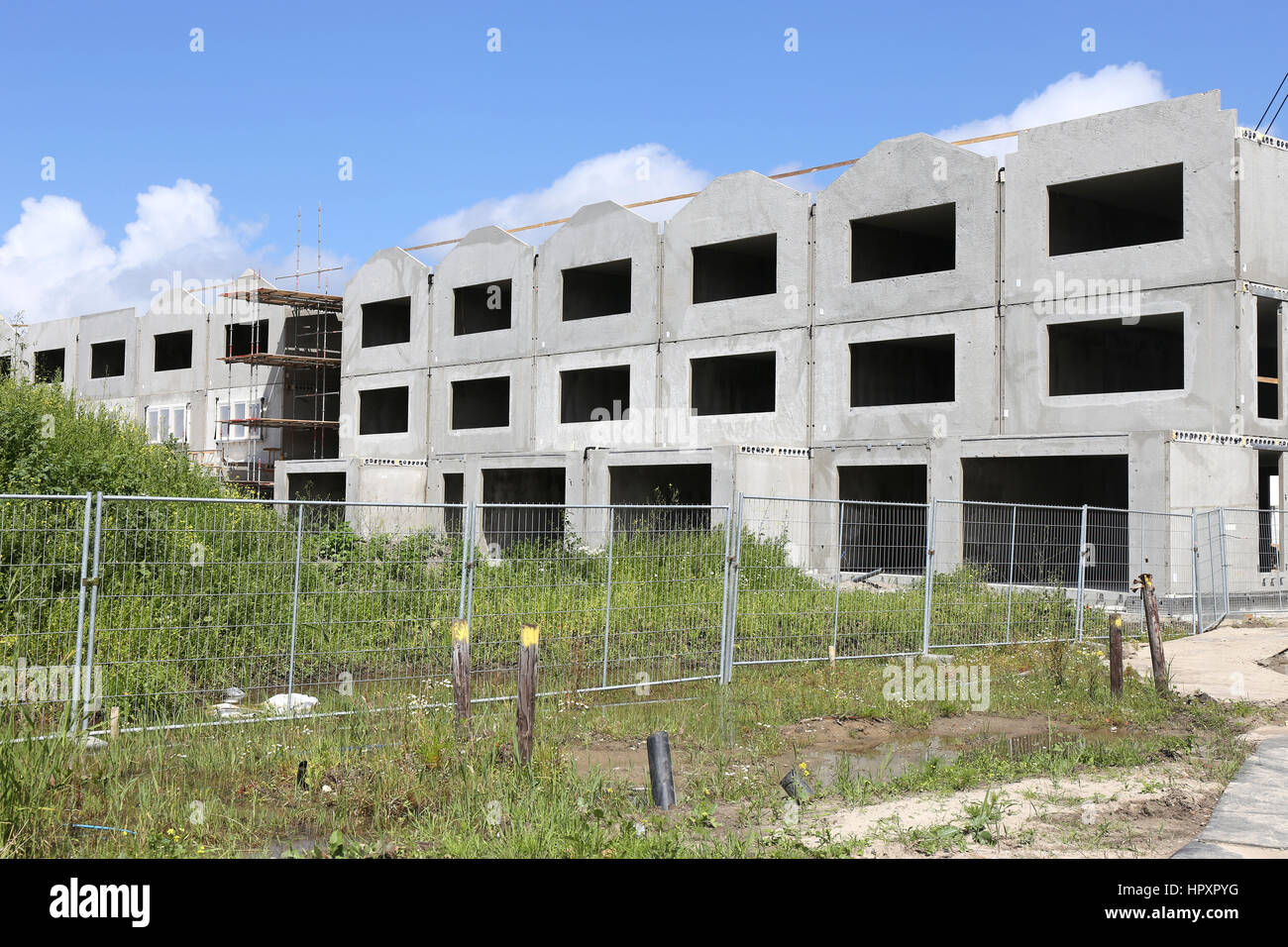 Townhouse in costruzione Foto Stock