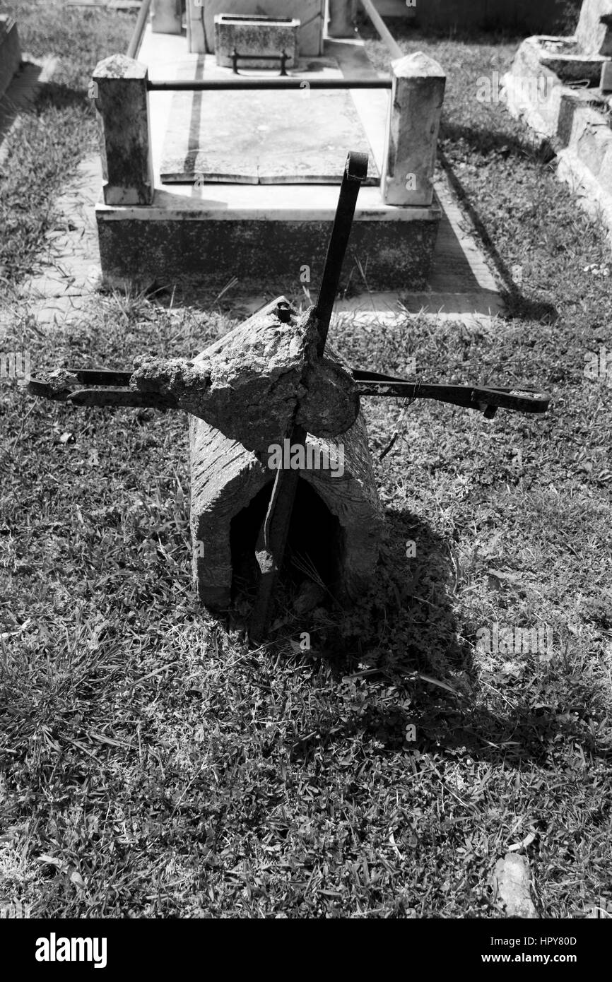 Guamini cimitero, Buenos Aires, Argentina Foto Stock