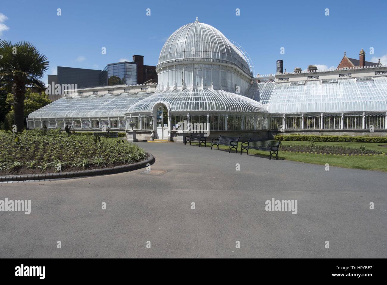 Belfast Giardini Botanici Foto Stock