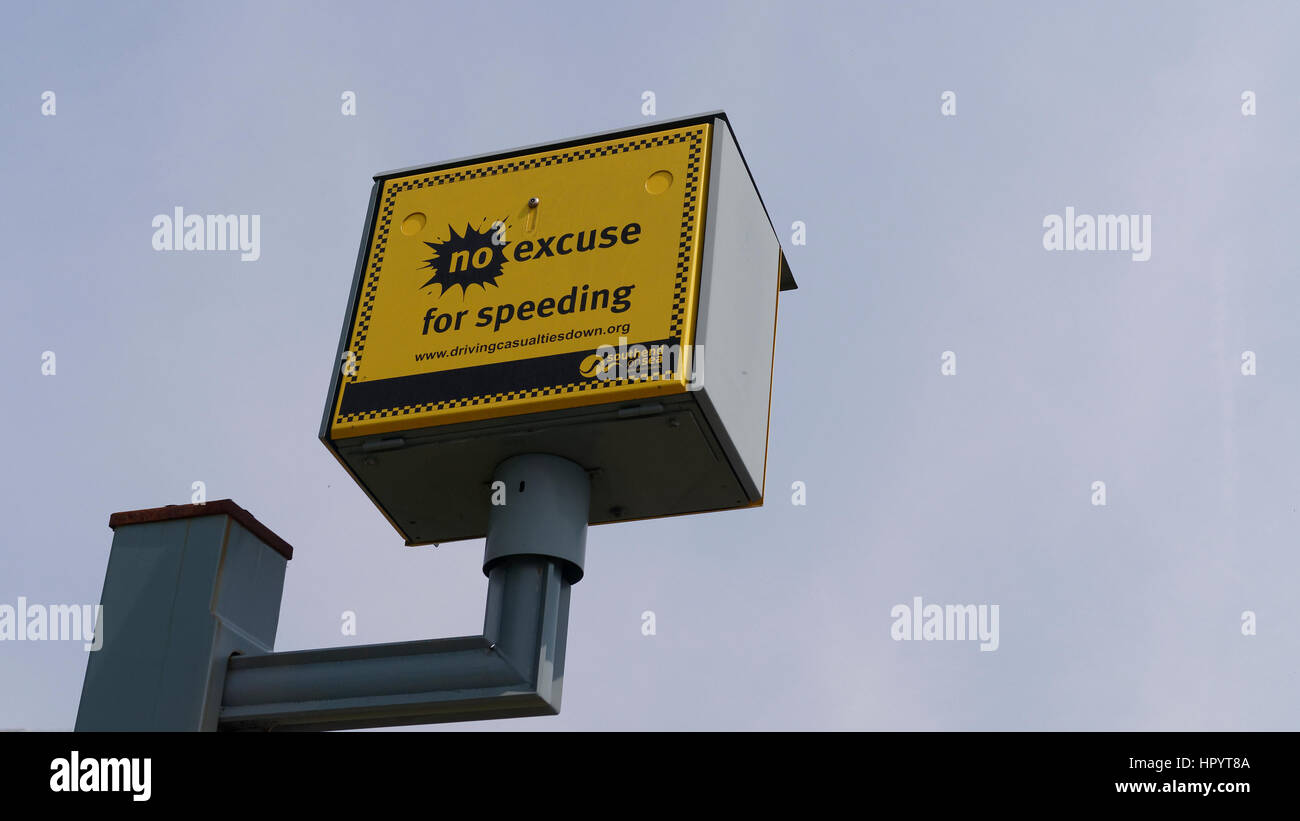 Gatso fotocamera velocità Foto Stock