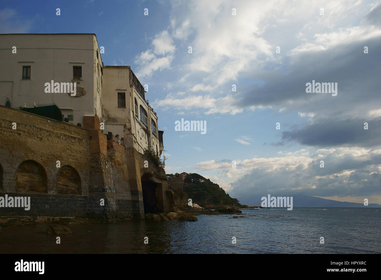Napoli, Italia, villaggio di Marechiaro - Posillipo Foto Stock