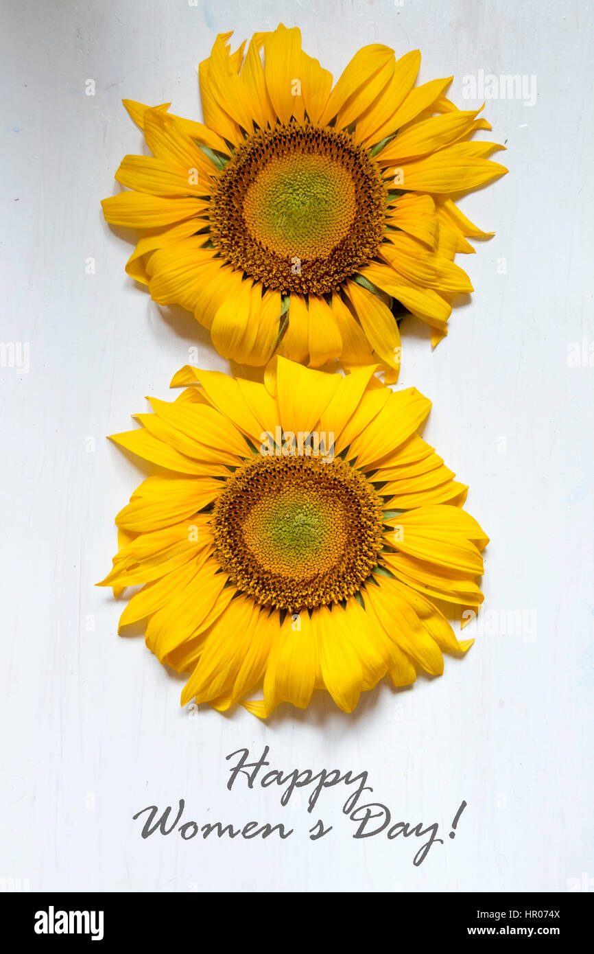 International felice giornata della donna - 8 Marzo vacanza scheda creative Foto Stock