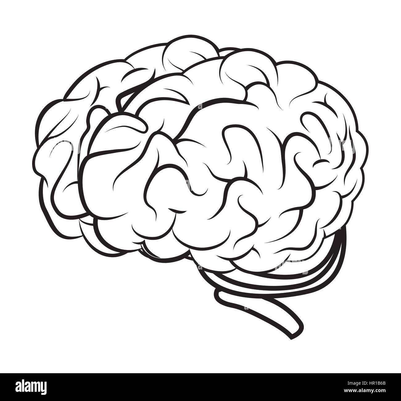 Brain Storming icona del concetto Illustrazione Vettoriale