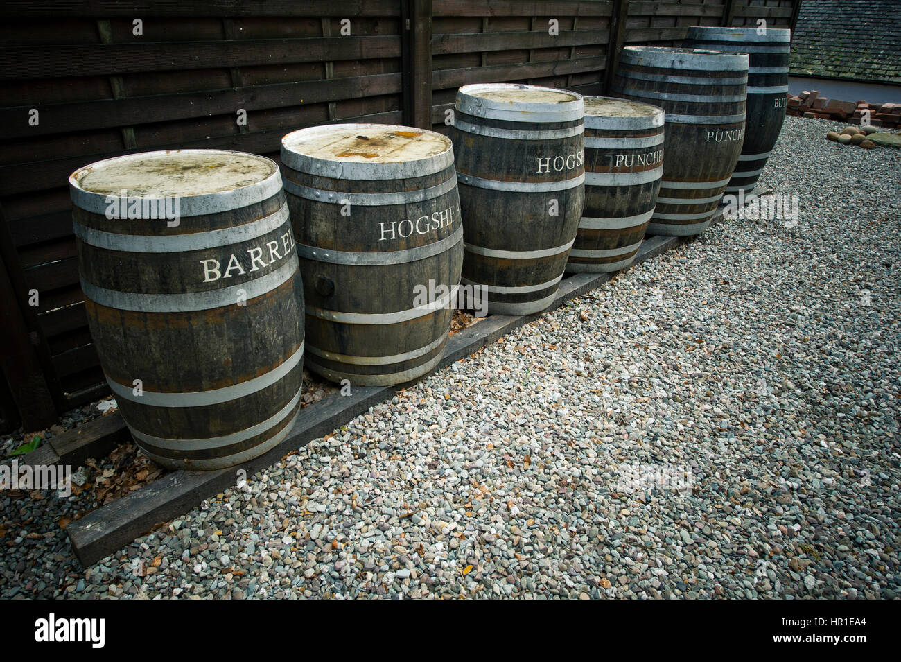 Scotch Whisky Distillery Foto Stock