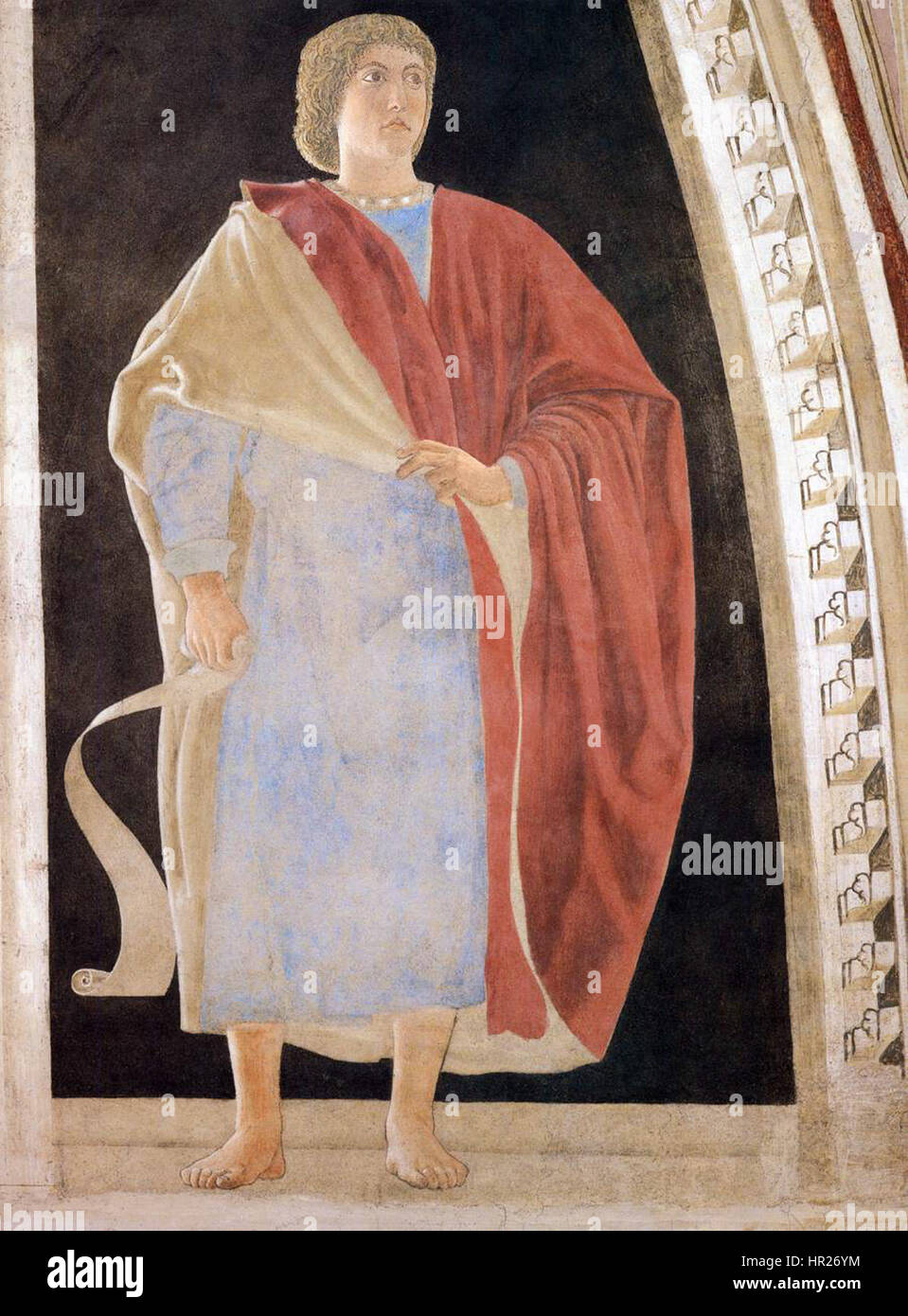 Piero della Francesca - Il Profeta Geremia - WGA17586 Foto Stock