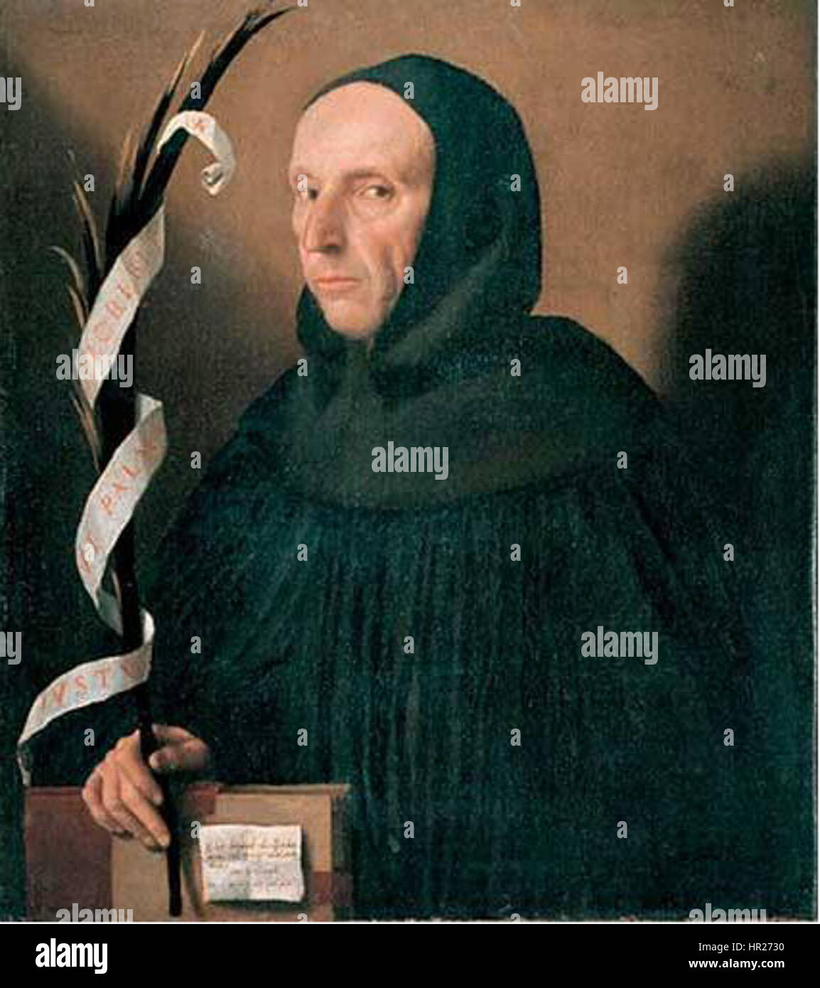 Ritratto di Girolamo Savonarola 1524 Foto Stock