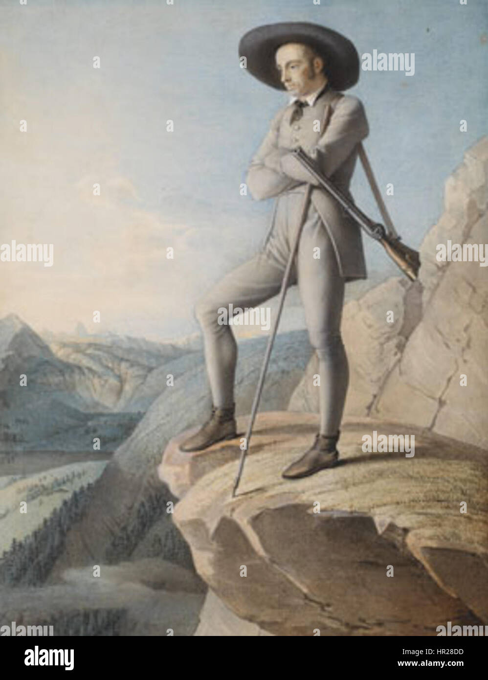 Peter Krafft, Arciduca Johann come cacciatore di camosci, 1815. Galleria Nazionale del Canada, Ottawa. Foto Stock