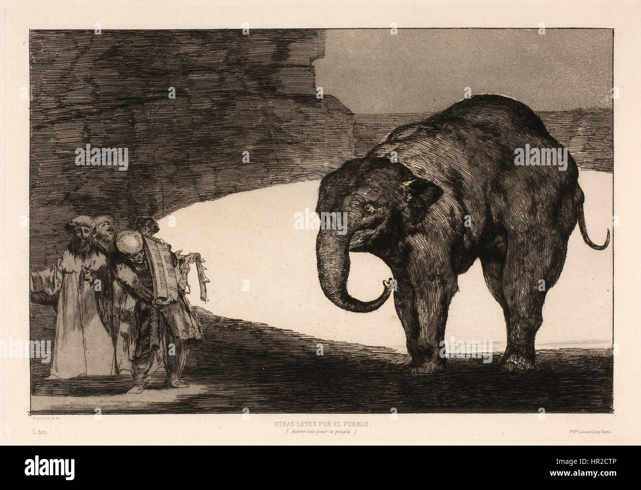 Prado - Los Disparates (1877) - Disparate de bestia Foto Stock