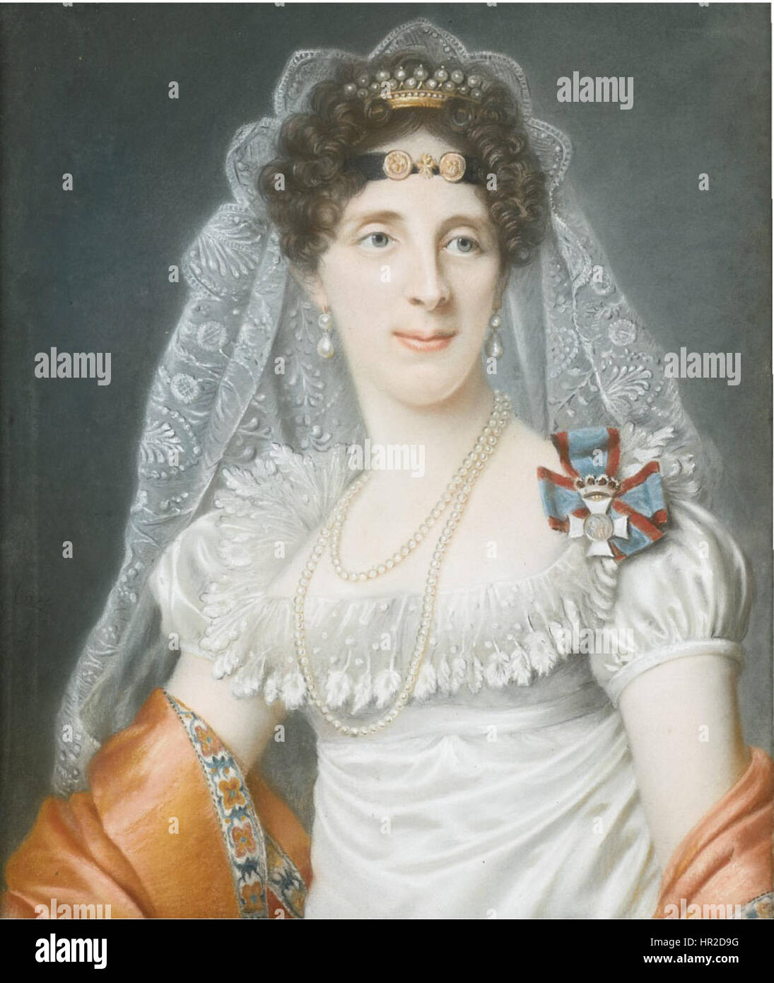 Ritratto della duchessa Maria Elisabetta in Baviera Foto Stock