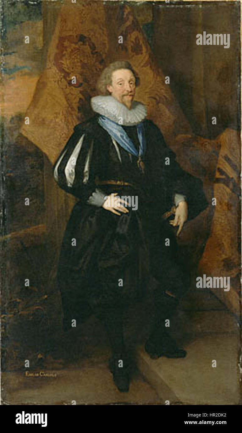 Ritratto di James Hay, primo conte di Carlisle Foto Stock