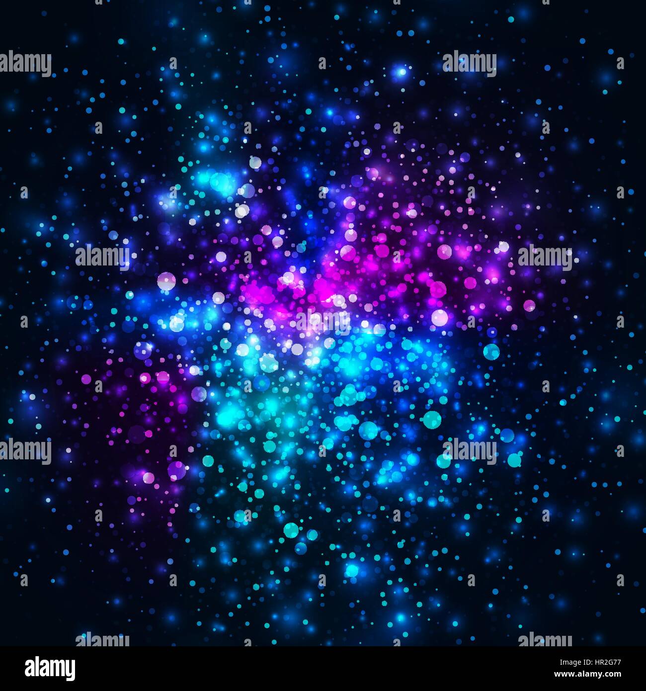 Vector arcobaleno luce incandescente glitter sfondo. Galaxy luci magico sfondo. Star burst con brilla su sfondo nero Immagine e Vettoriale Alamy