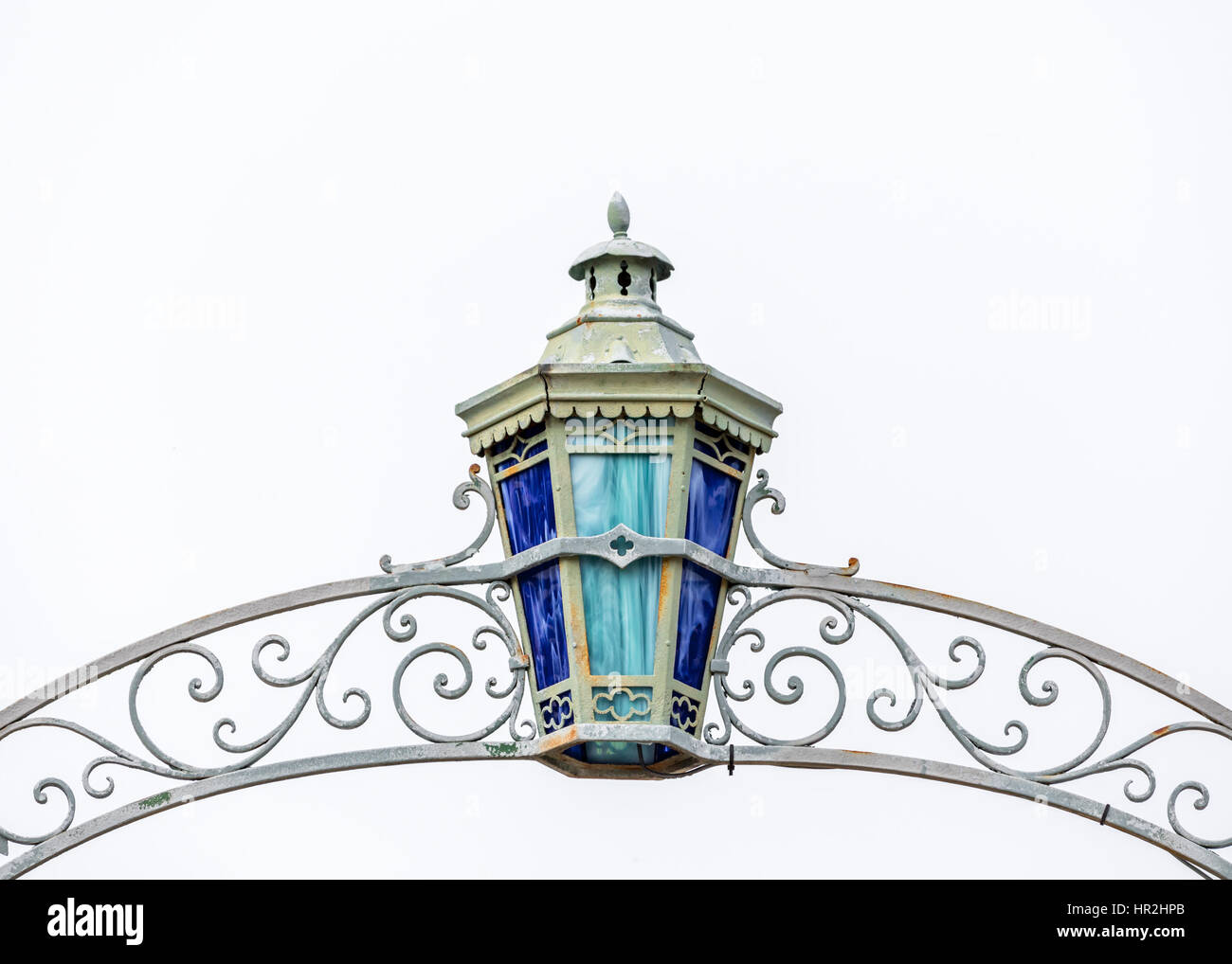 Più tardi su un arco, parte di un cancello Foto Stock