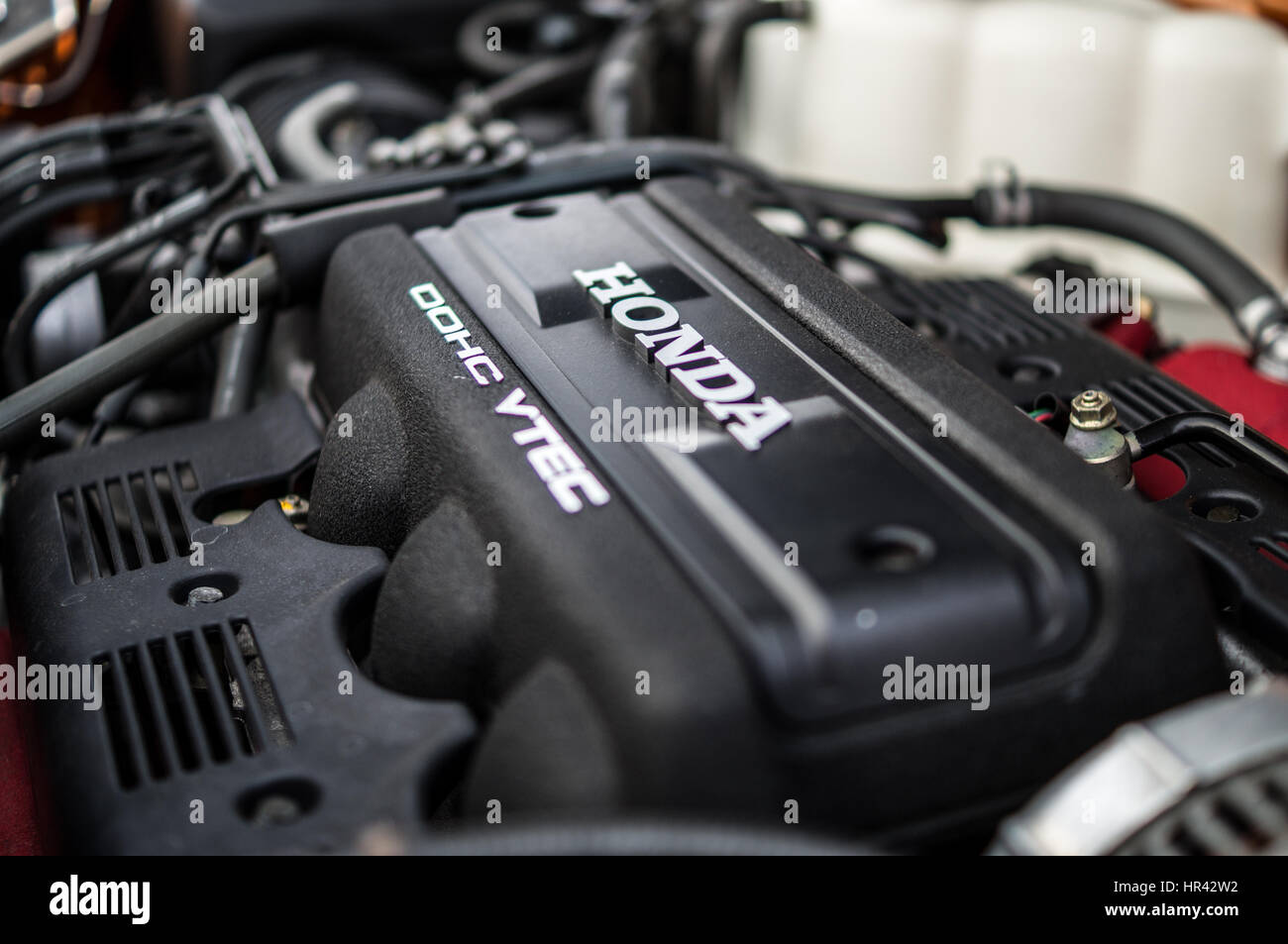 Classic Honda NSX motore baia, vtec, dohc Foto stock - Alamy