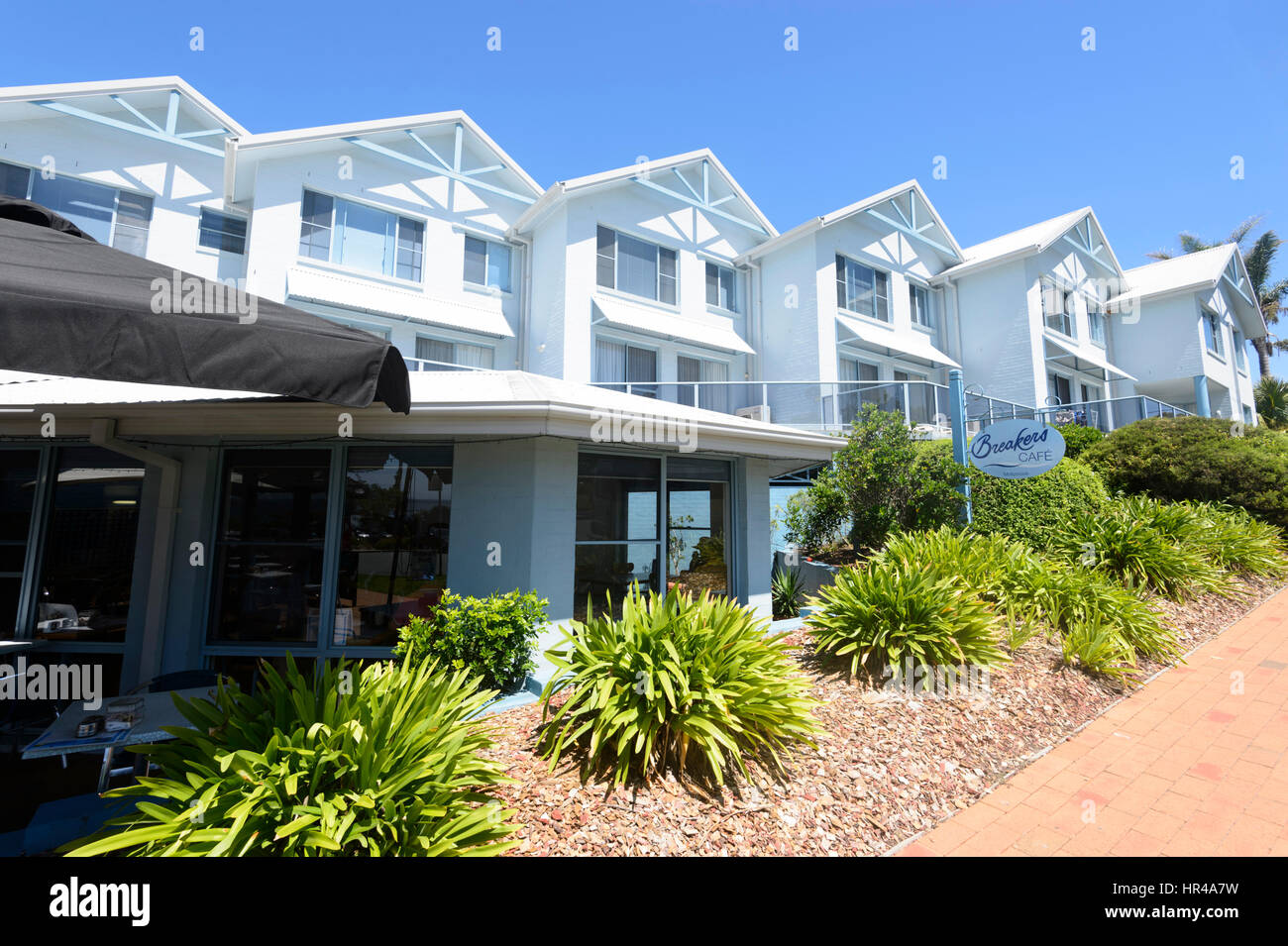 Interruttori Café è un ristorante e alloggi a Mollymook, South Coast, Nuovo Galles del Sud, Australia Foto Stock