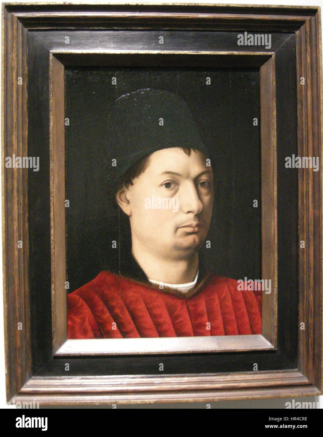 Petrus christus, ritratto d'uomo, 1465 ca. Foto Stock