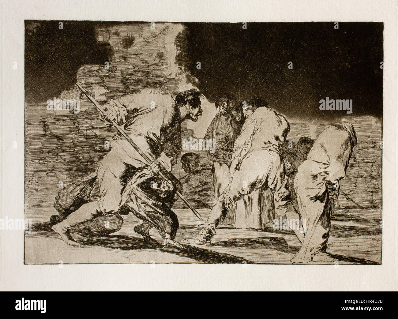 Prado - Los Disparates (1864) - No. 06 - Disparate crudele Foto Stock