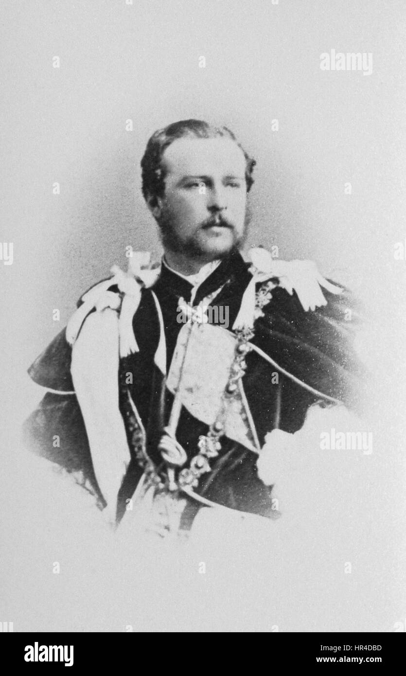 Il principe Luigi di Hesse (1837-92) Foto Stock