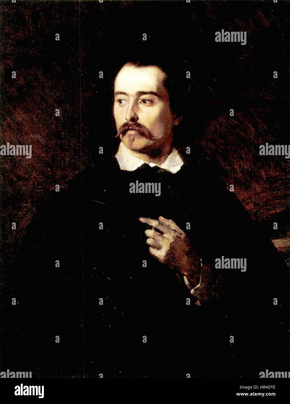 Pettenkofen Borsos è stato un artista austriaco noto per le sue scene di genere e i suoi paesaggi. Il suo lavoro spesso rappresentava la vita rurale e la bellezza naturale della campagna austriaca, riflettendo il fascino e la semplicità dell'epoca. Foto Stock