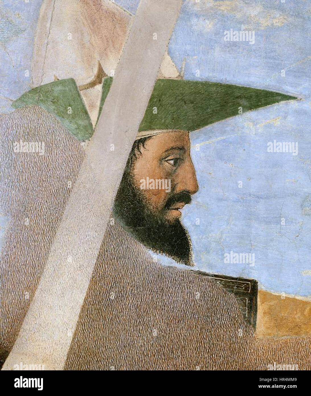 Piero della Francesca - 5. Costantino la vittoria su Massenzio (dettaglio) - WGA17520 Foto Stock