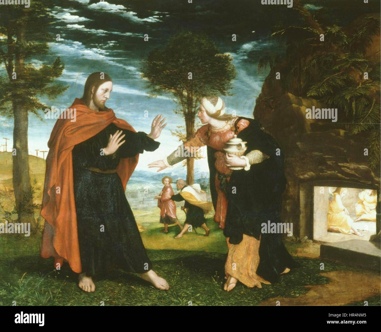 Noli me tangere (1524); Hans Holbein il Giovane Foto Stock