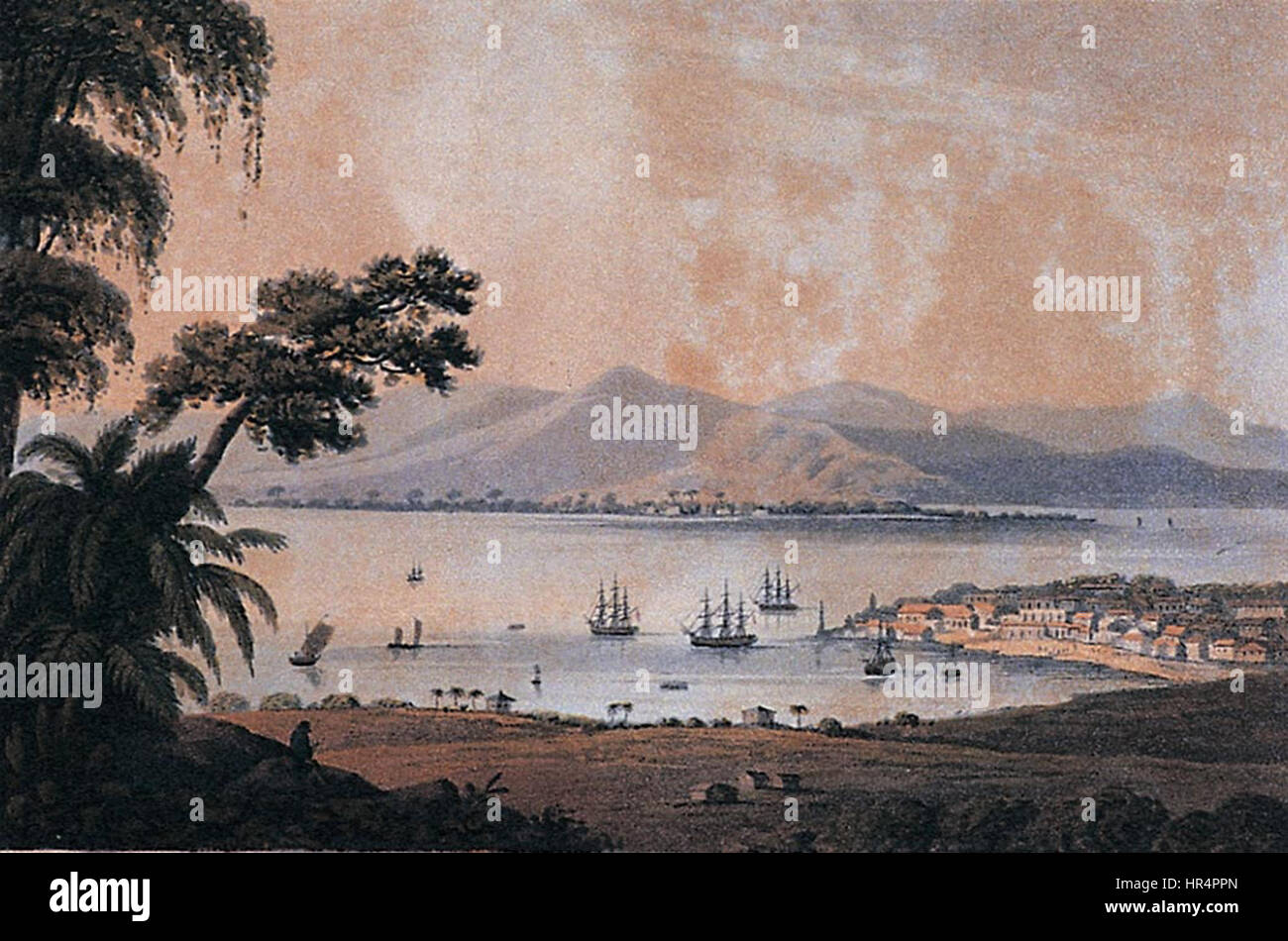 Museo di Penang pittura storica N172b Foto Stock