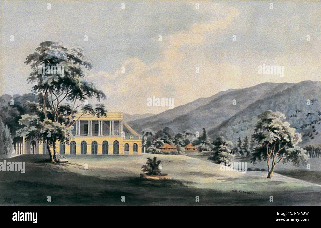 Questo dipinto storico al Museo Penang raffigura la cultura e il patrimonio locale, catturando aspetti chiave del passato di Penang. Offre informazioni sul contesto sociale e storico della regione durante un periodo significativo. Foto Stock