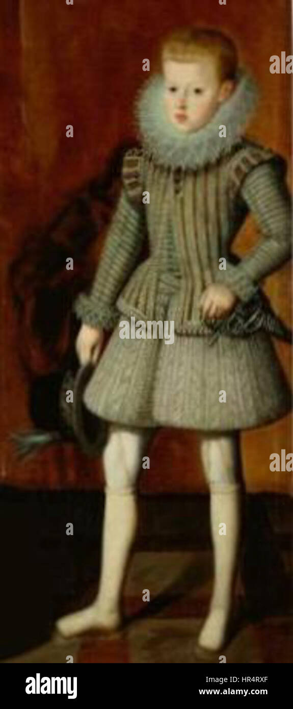 Filippo IV di Spagna come il Principe delle Asturie, Bartolome Gonzalez y Serrano 003 Foto Stock