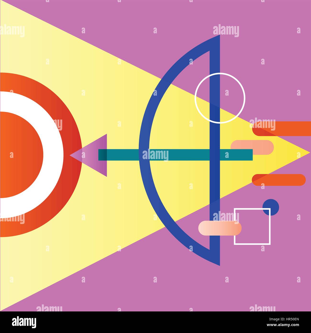 Icona vettore Business Set colorato Illustrazione Vettoriale