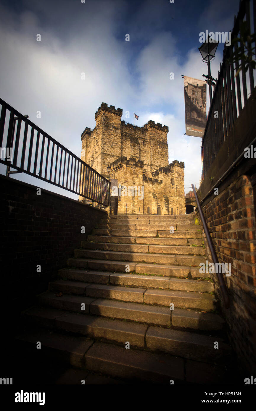 Castle Keep, Newcastle upon Tyne Foto Stock