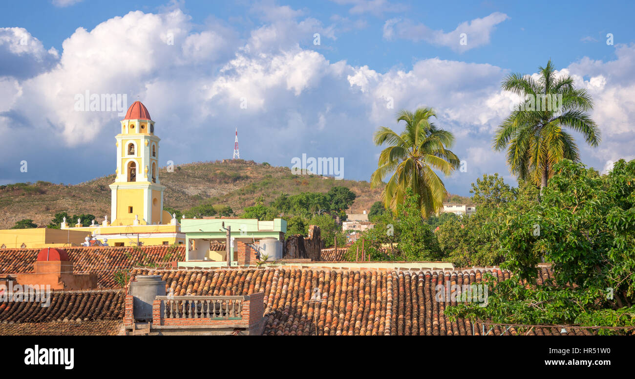 Vista aerea di Trinidad, Cuba Foto Stock