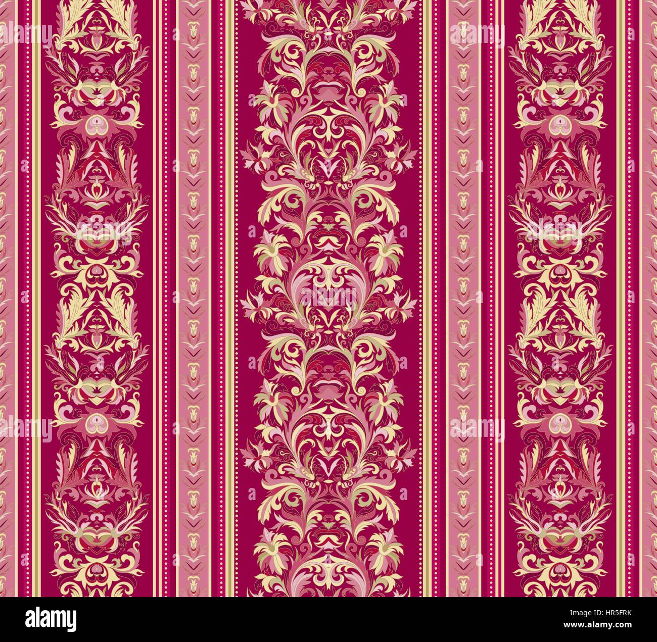 Seamless Sfondo Vintage Royal Renaissance Carta Da Parati A