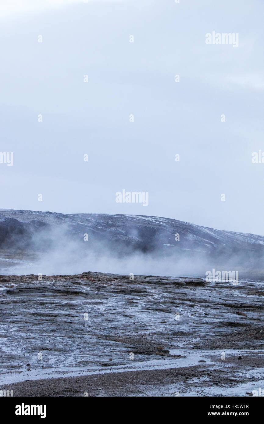 Geyser, Islanda Foto Stock