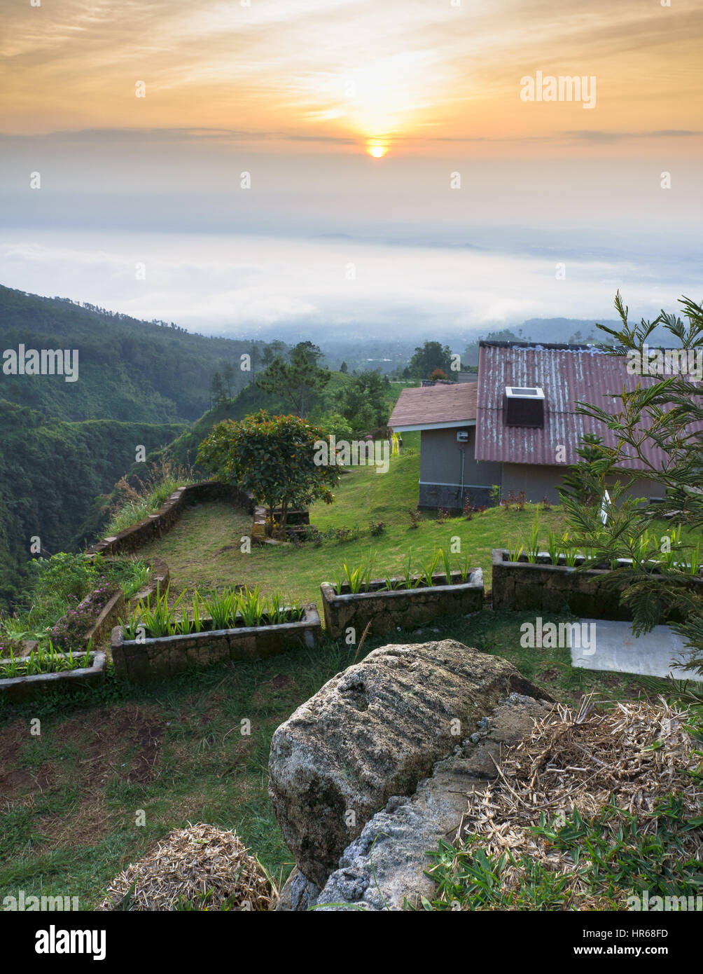 Ottima vista di un Coffee Shop in Semarang, Java Centrale Indonesia Foto Stock