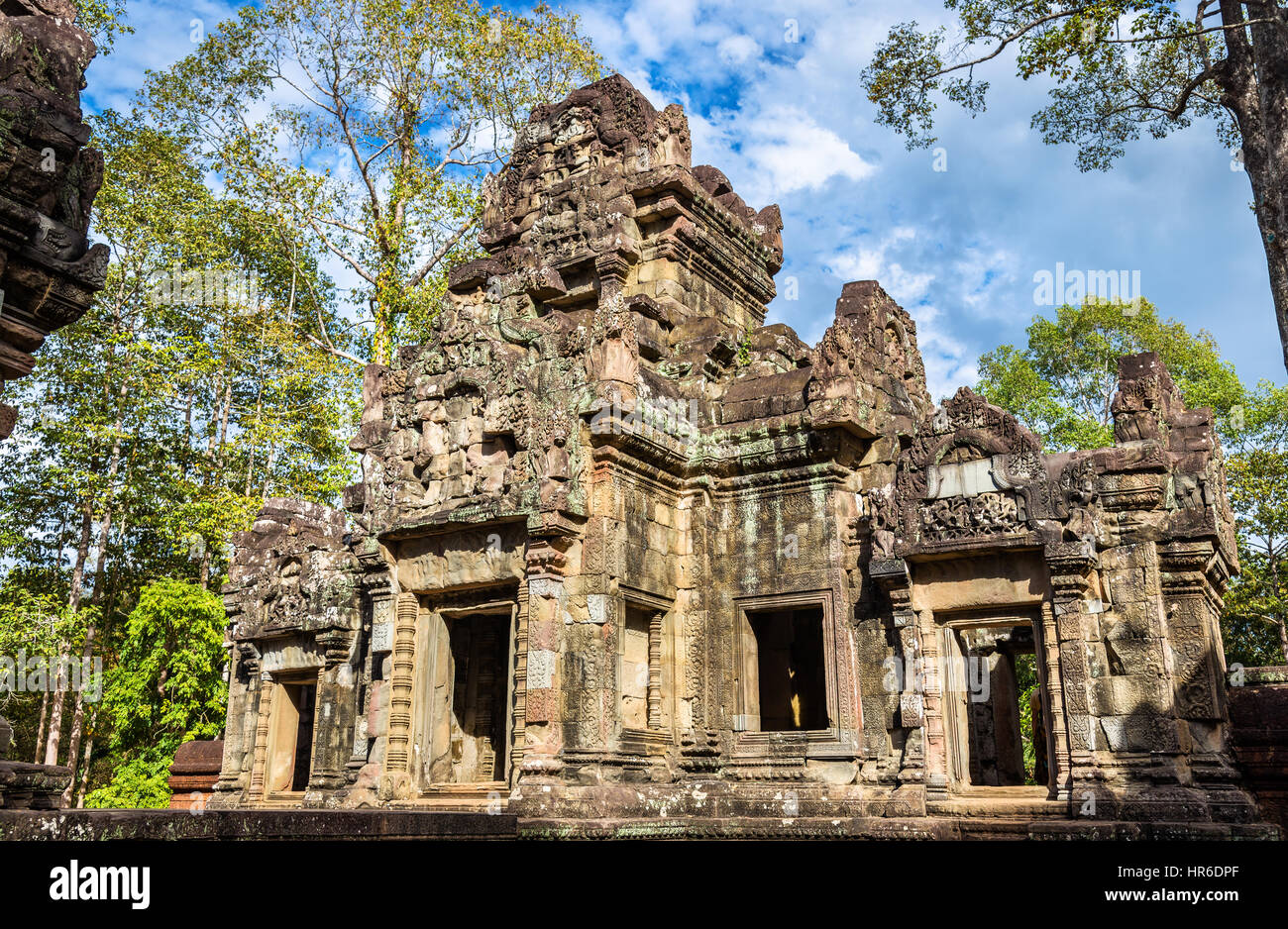Chau dire Tevoda tempio di Angkor, Cambogia Foto Stock