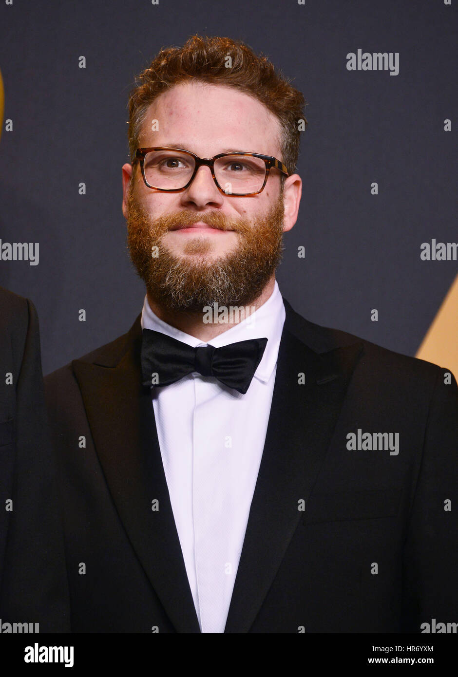 Seth Rogen 424 89Academy Awards ( Oscar ), premere camera presso il Dolby Theatre di Los Angeles. Febbraio 26, 2017. Foto Stock