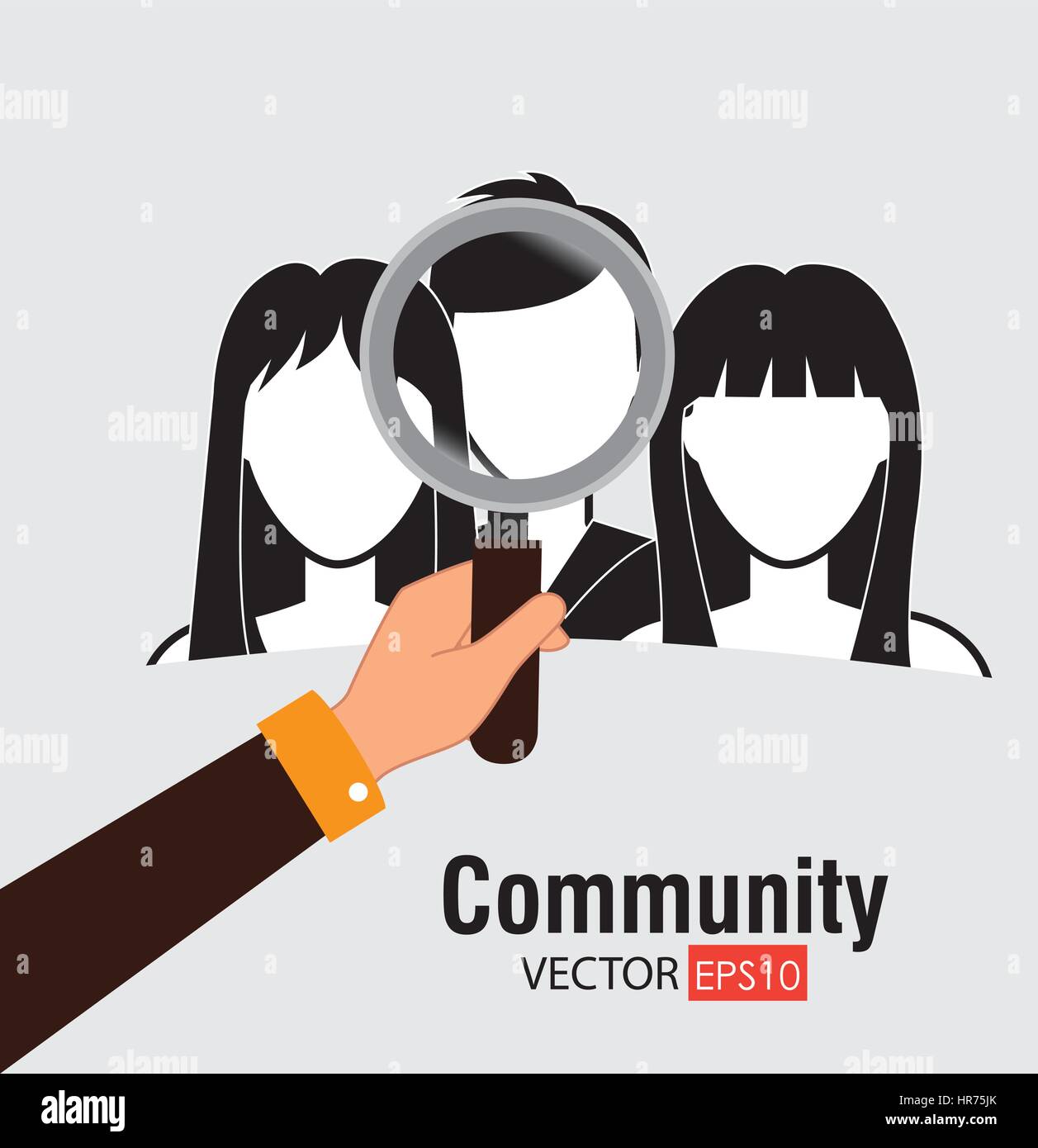 Comunità sociale icona di rete Illustrazione Vettoriale