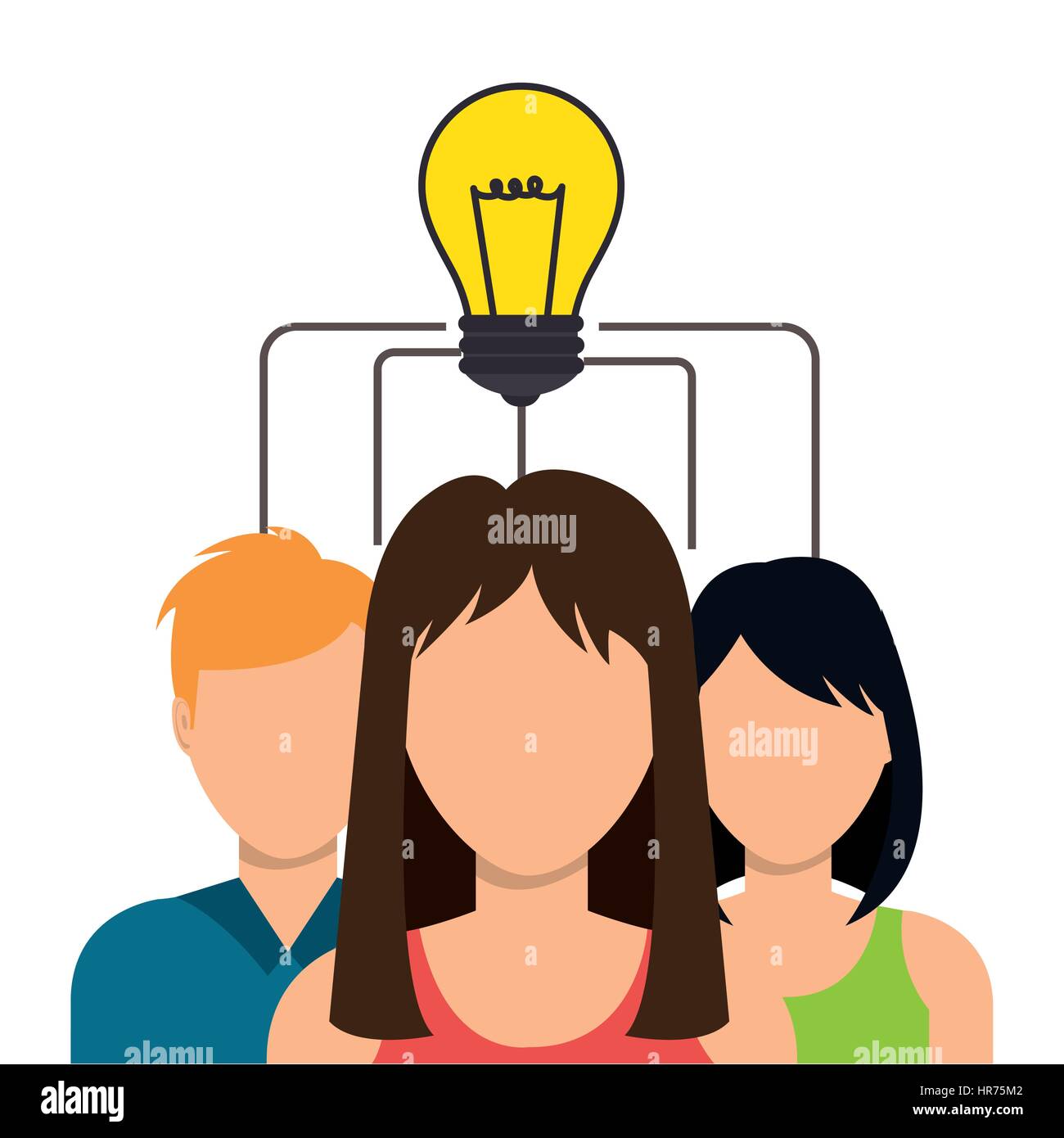 Comunità sociale icona di rete Illustrazione Vettoriale