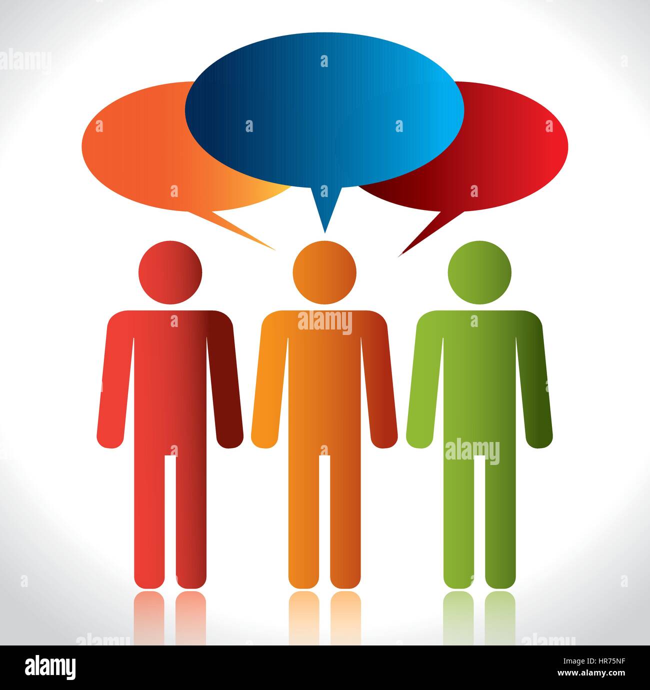 Comunità sociale icona di rete Illustrazione Vettoriale