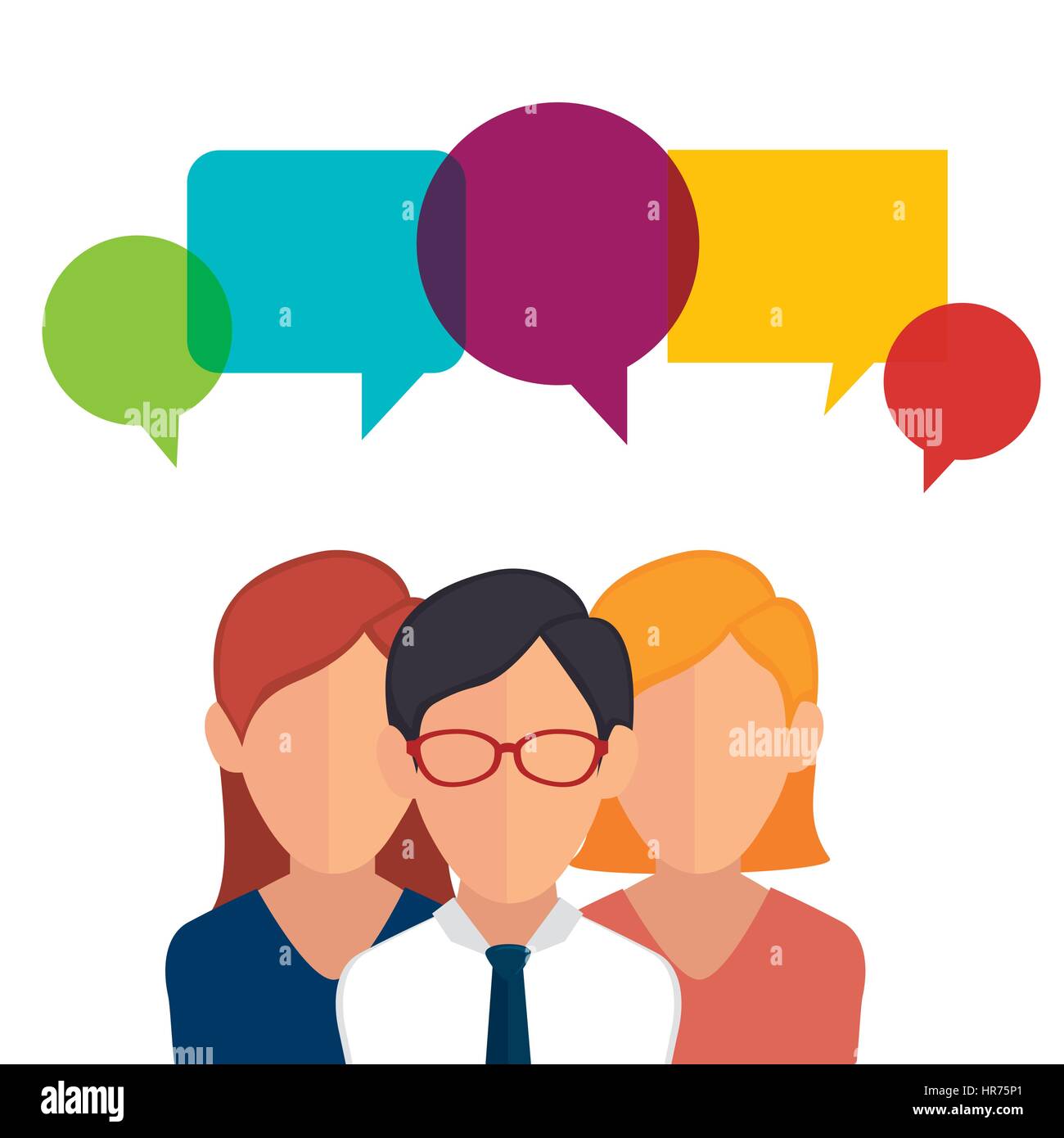 Comunità sociale icona di rete Illustrazione Vettoriale