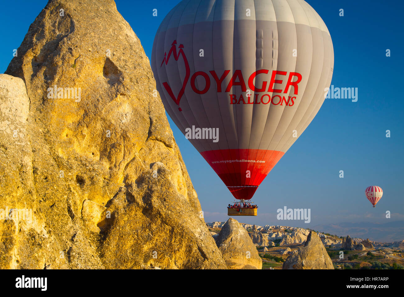 Hot Air ballon. Cappadocia, Turchia Foto Stock