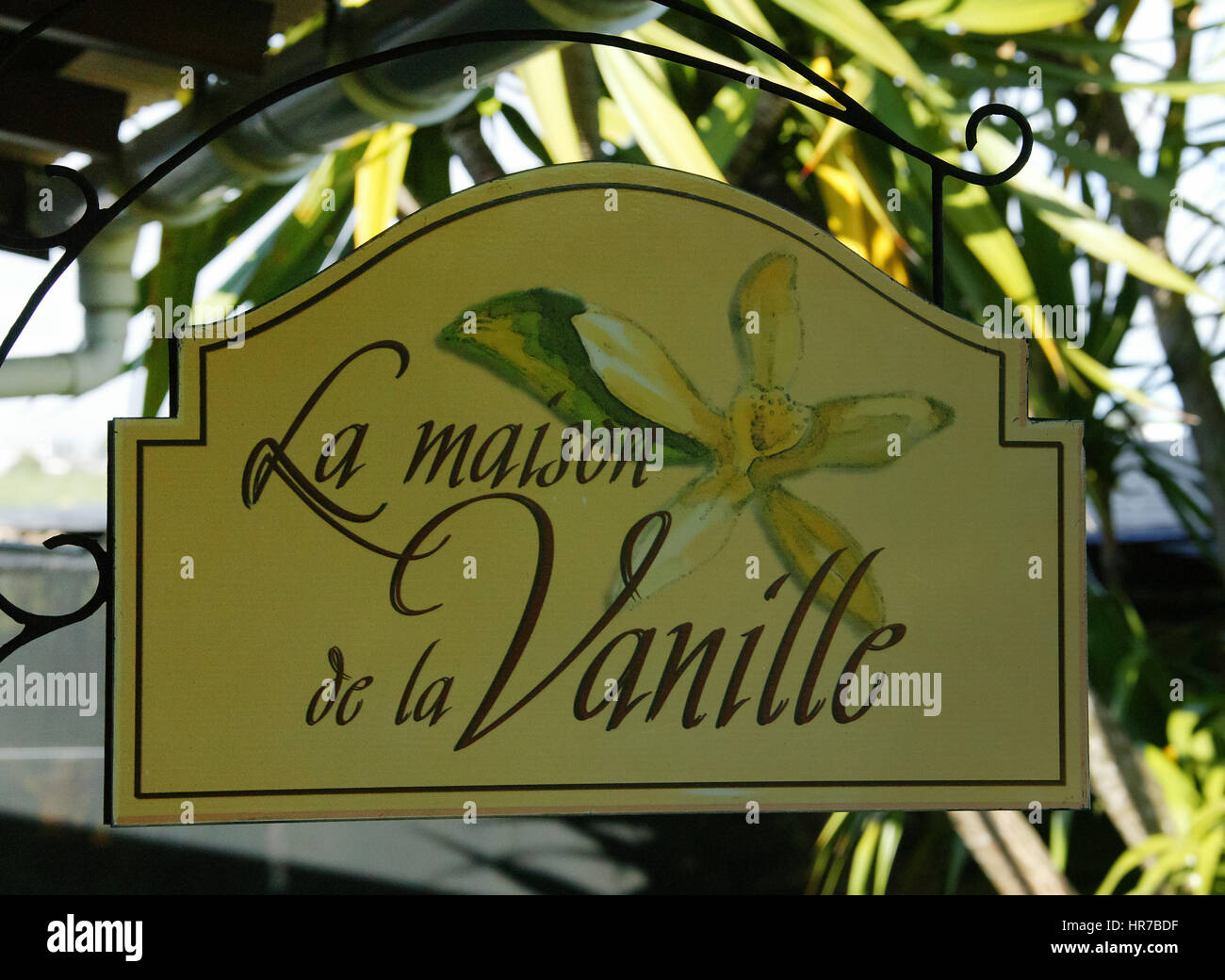 Maurizio, ristorante La Maison de la Vanille, Mauritius, ristorante La Maison de la Vanille Foto Stock