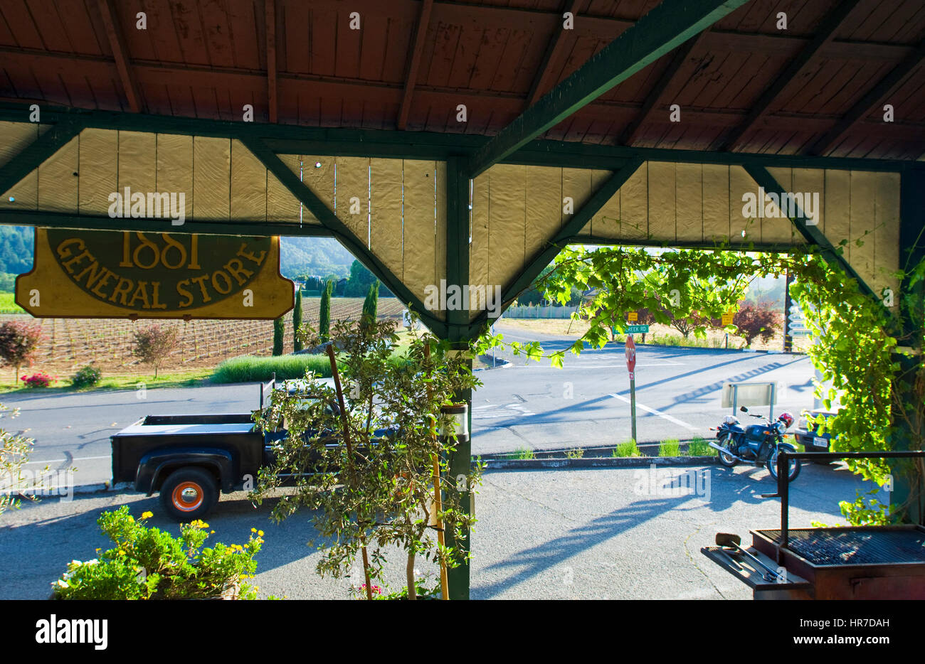 Dry Creek General Store in Healdsburg, Sonoma Valley in California. Foto Stock