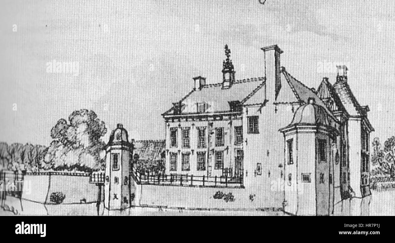 L'Huis Velde a Zutphen è un edificio storico situato nella città di Zutphen, Paesi Bassi. Conosciuto per la sua architettura e il suo significato nella storia della regione, l'edificio mette in mostra i tipici stili rinascimentali olandesi, mescolando elementi classici e moderni del suo tempo. Foto Stock