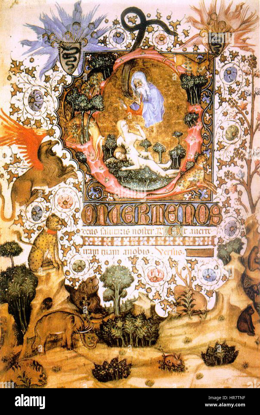 Pittore sconosciuto - Visconti Libro d Ore - WGA15991 Foto Stock