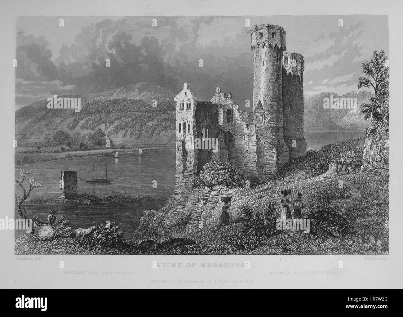 Tombleson Ehrenfels Foto Stock