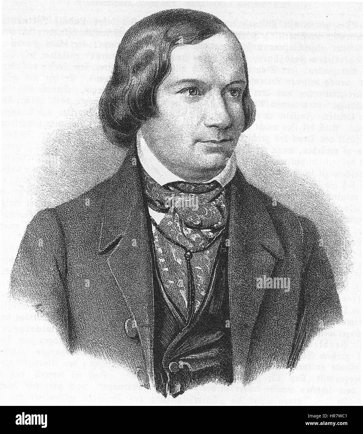 Theodor Mundt è stato uno scrittore tedesco del XIX secolo, mentre Valentin Scherle è stato un notevole pittore dello stesso periodo. Insieme, le loro opere illustrano il romanticismo tedesco, mescolando elementi letterari e visivi dell'espressione emotiva. Foto Stock