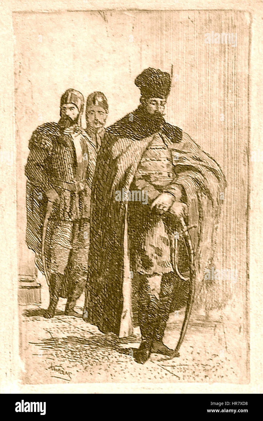 Theodor Aman - Mihai Viteazul Foto Stock